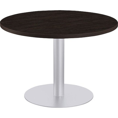 Special-T Table, RoundTop, BarHeight, 42inDIAx42inH, EbonyRecon SCTSIEN42BHER